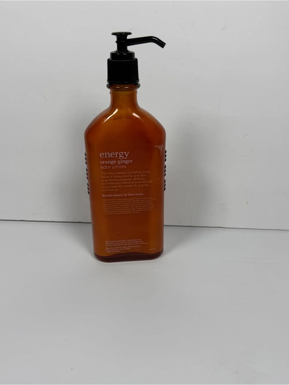 Bath & Body Works Aromatherapy Energy Orange Ginger Body Lotion 6.5 Fl Oz New
